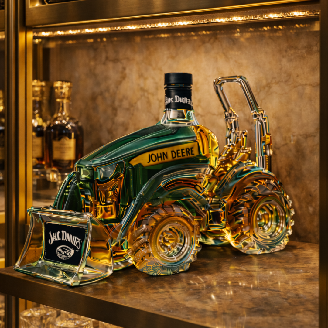 Jack Daniel's Whisky-Flachmann - Traktor-Edition