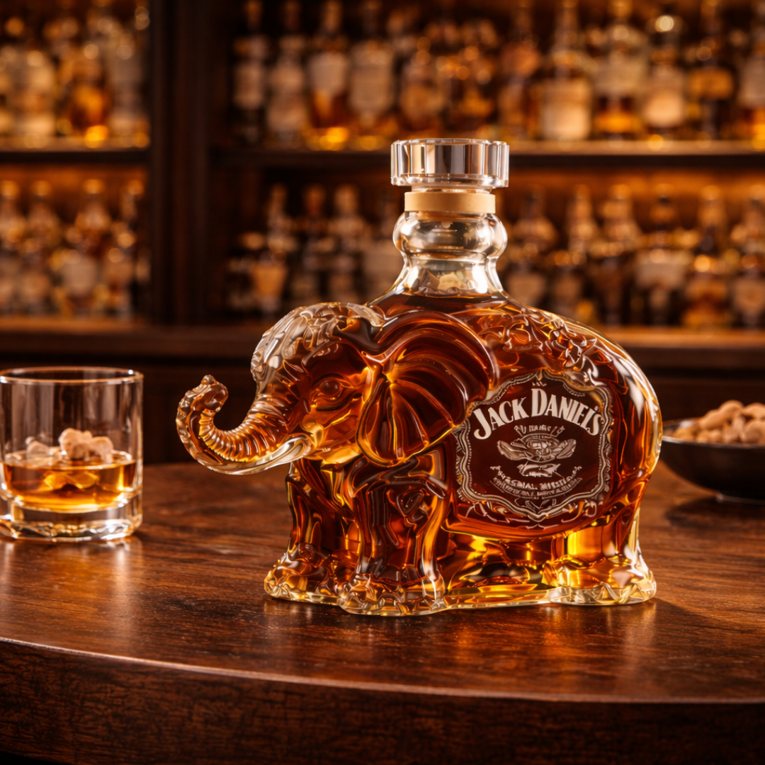 Jack Daniel's Whiskyflasche - Elefanten-Edition