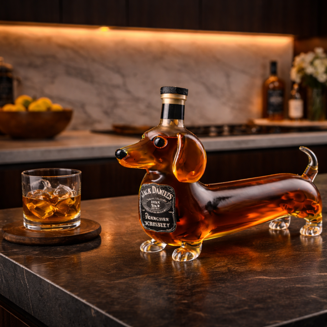 Jack Daniel's Whiskyflasche - Dackel-Edition