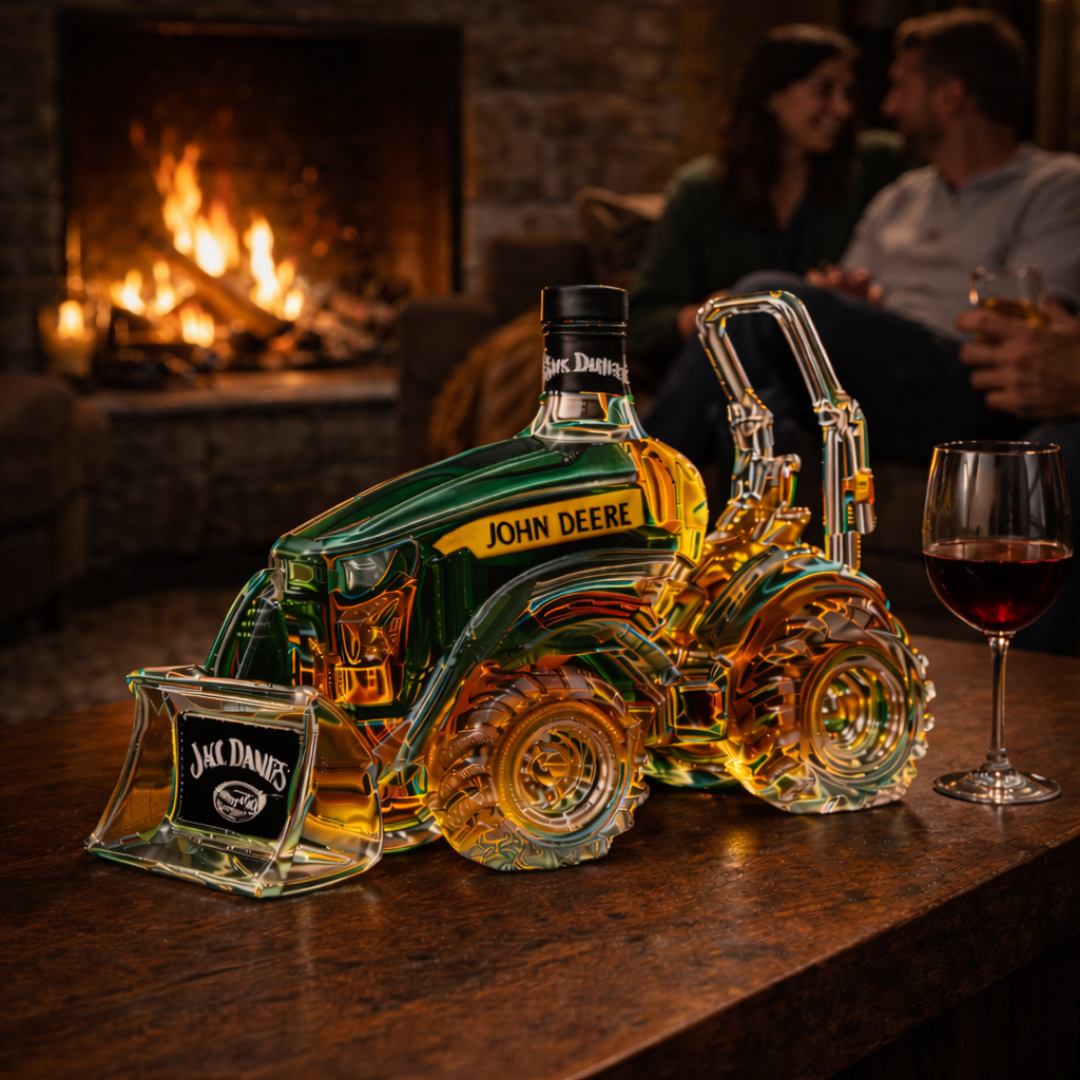 Jack Daniel's Whisky-Flachmann - Traktor-Edition