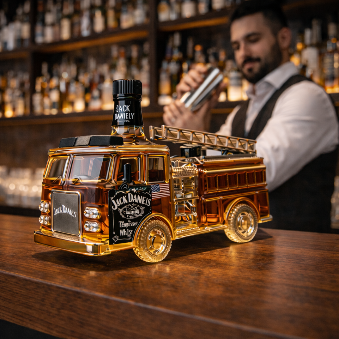 Jack Daniel's Whiskyflasche - Feuerwehr-Edition