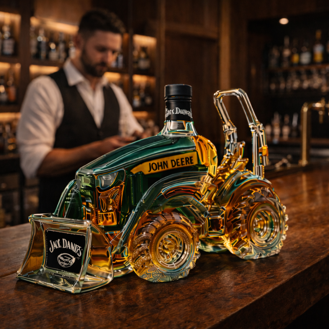 Jack Daniel's Whisky-Flachmann - Traktor-Edition