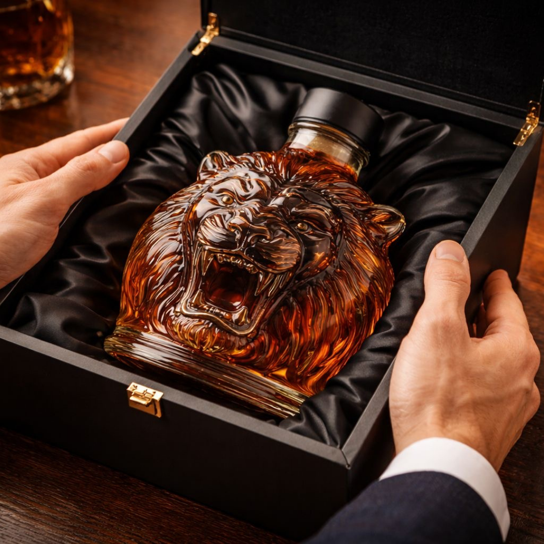 Whiskykaraffe - Löwen-Edition