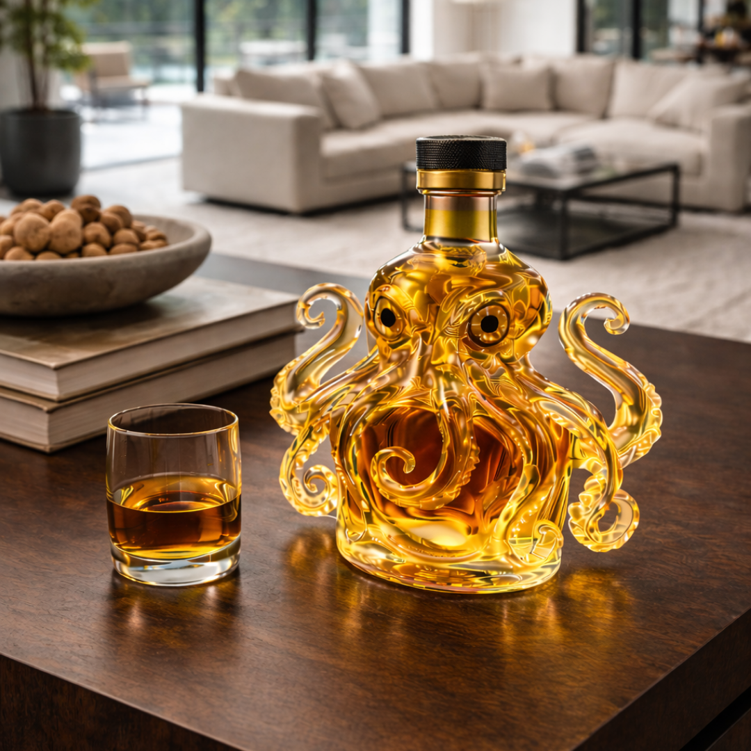 Whiskyflasche Oktopus-Edition