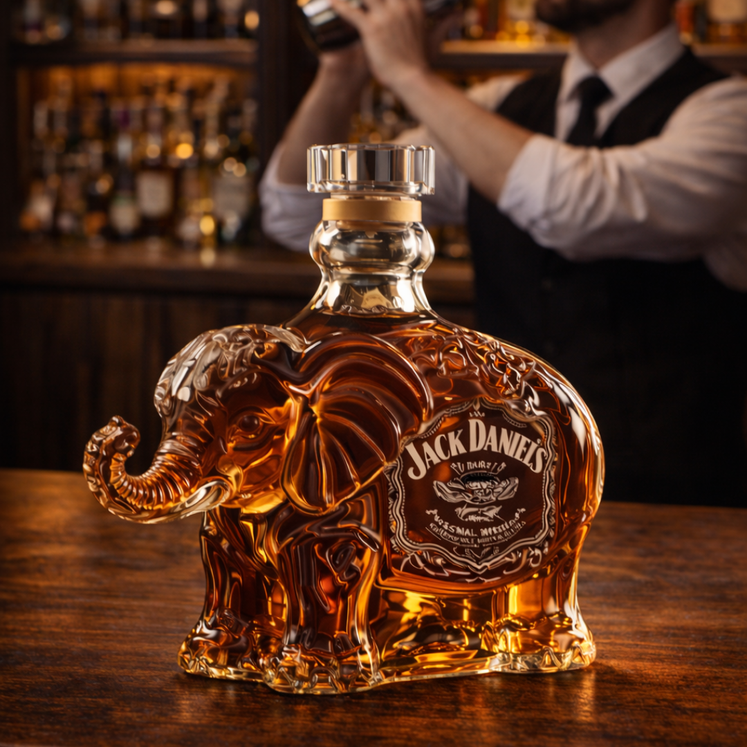 Jack Daniel's Whiskyflasche - Elefanten-Edition