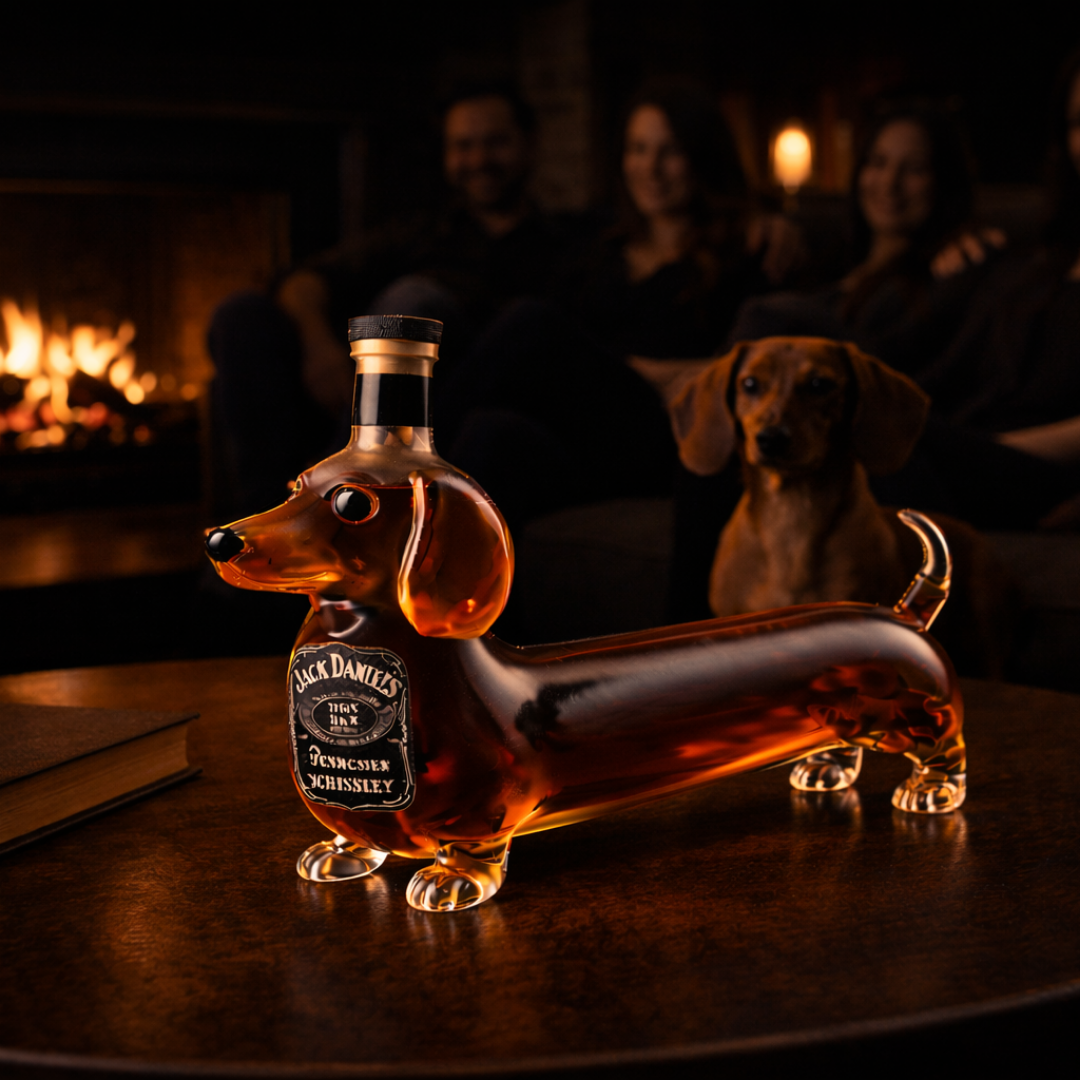 Jack Daniel's Whiskyflasche - Dackel-Edition