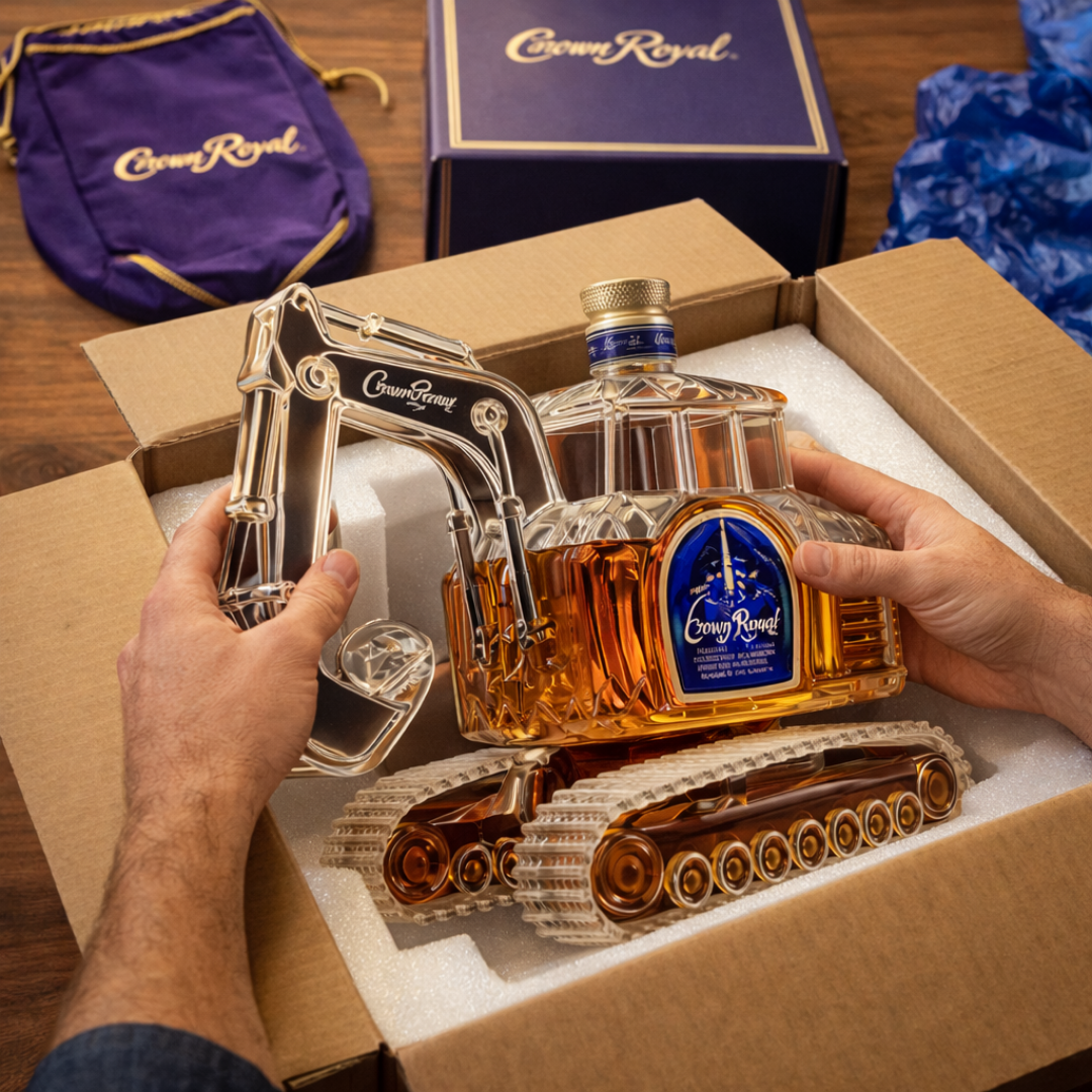 Whiskyflasche - Bagger-Edition: Die Essenz der Kraft