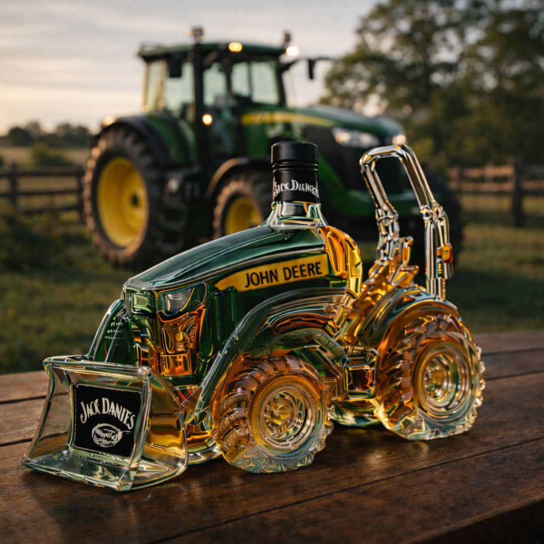 Jack Daniel's Whisky-Flachmann - Traktor-Edition