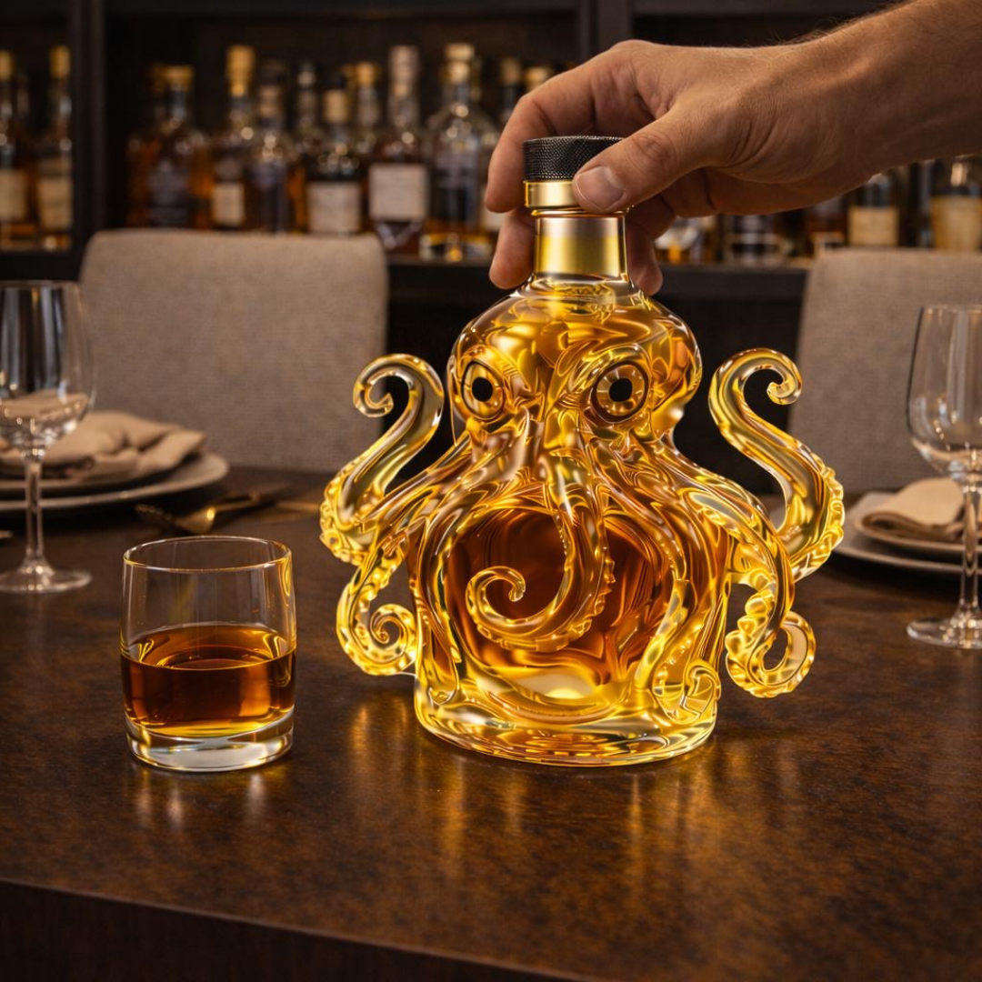 Whiskyflasche Oktopus-Edition