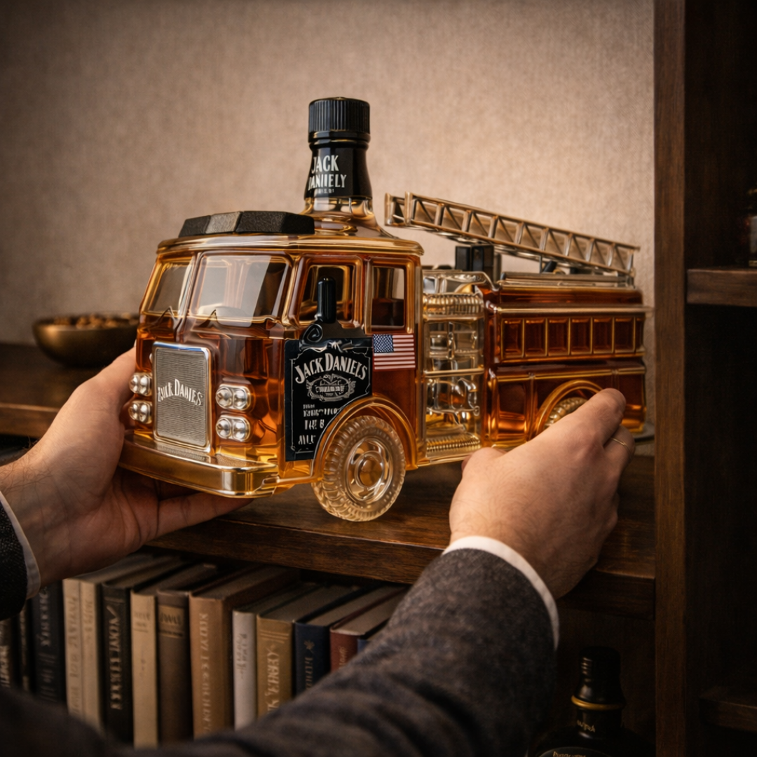 Jack Daniel's Whiskyflasche - Feuerwehr-Edition