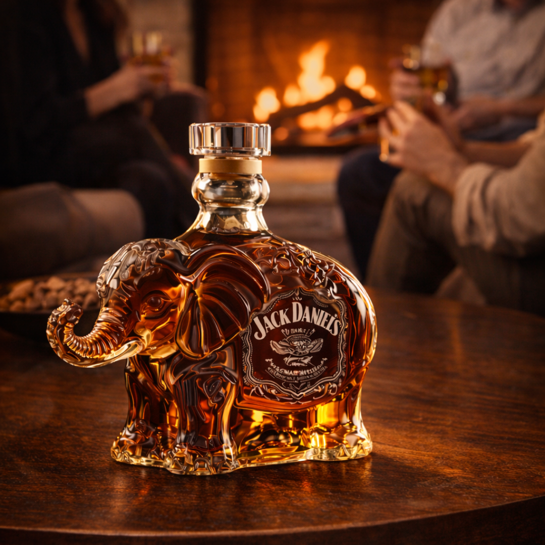 Jack Daniel's Whiskyflasche - Elefanten-Edition