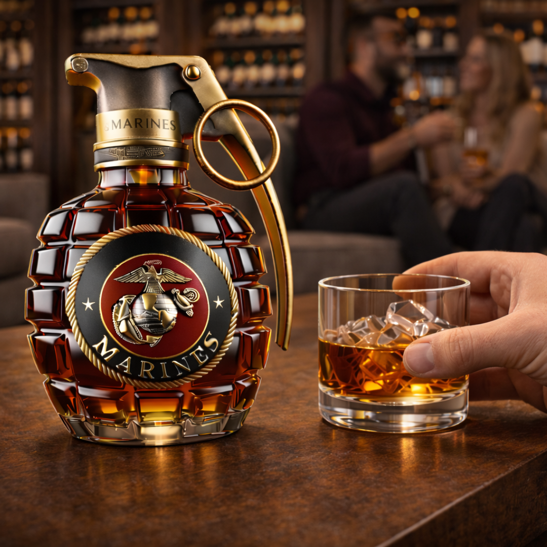 Granaten-Whiskyflasche - Die Eleganz der Granate