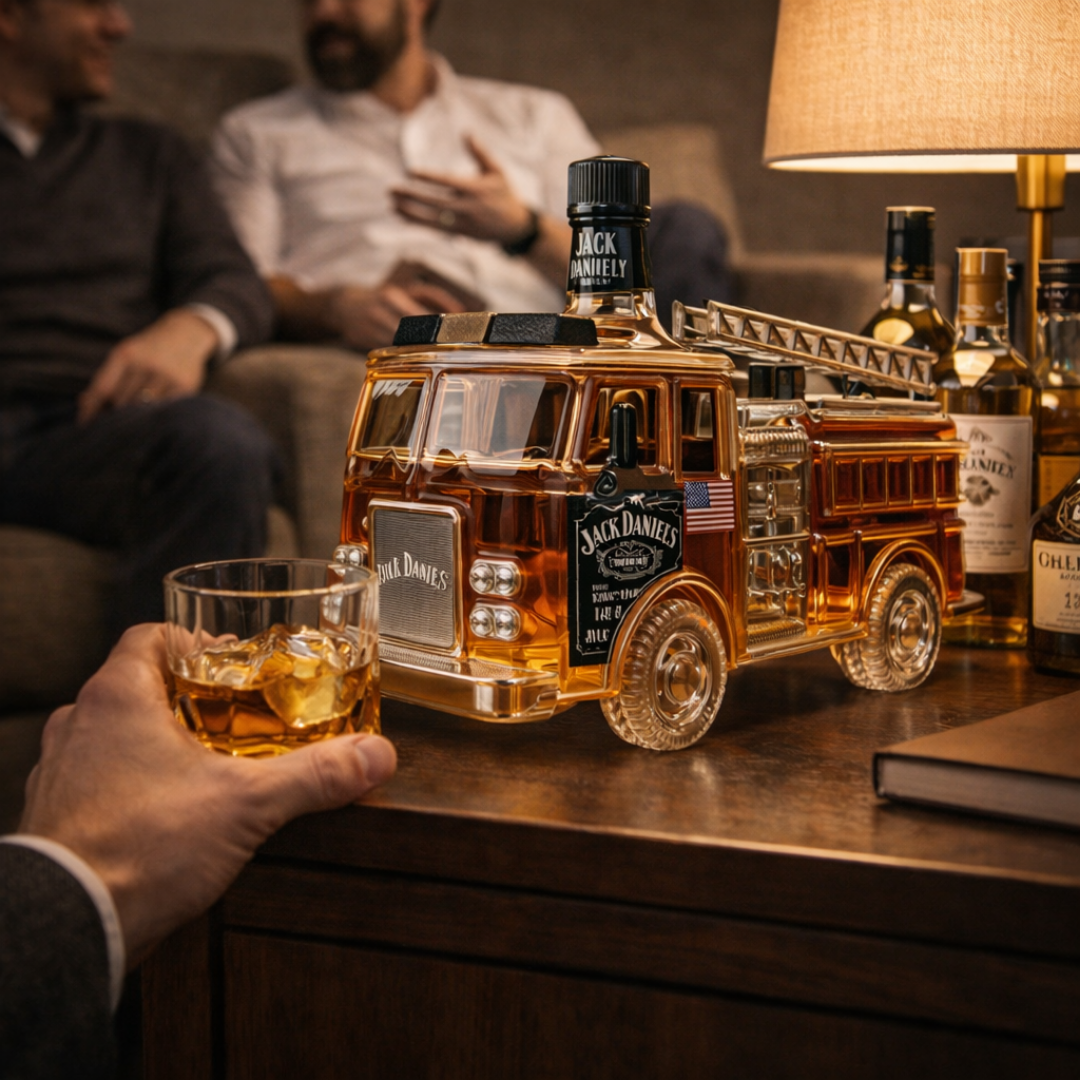 Jack Daniel's Whiskyflasche - Feuerwehr-Edition