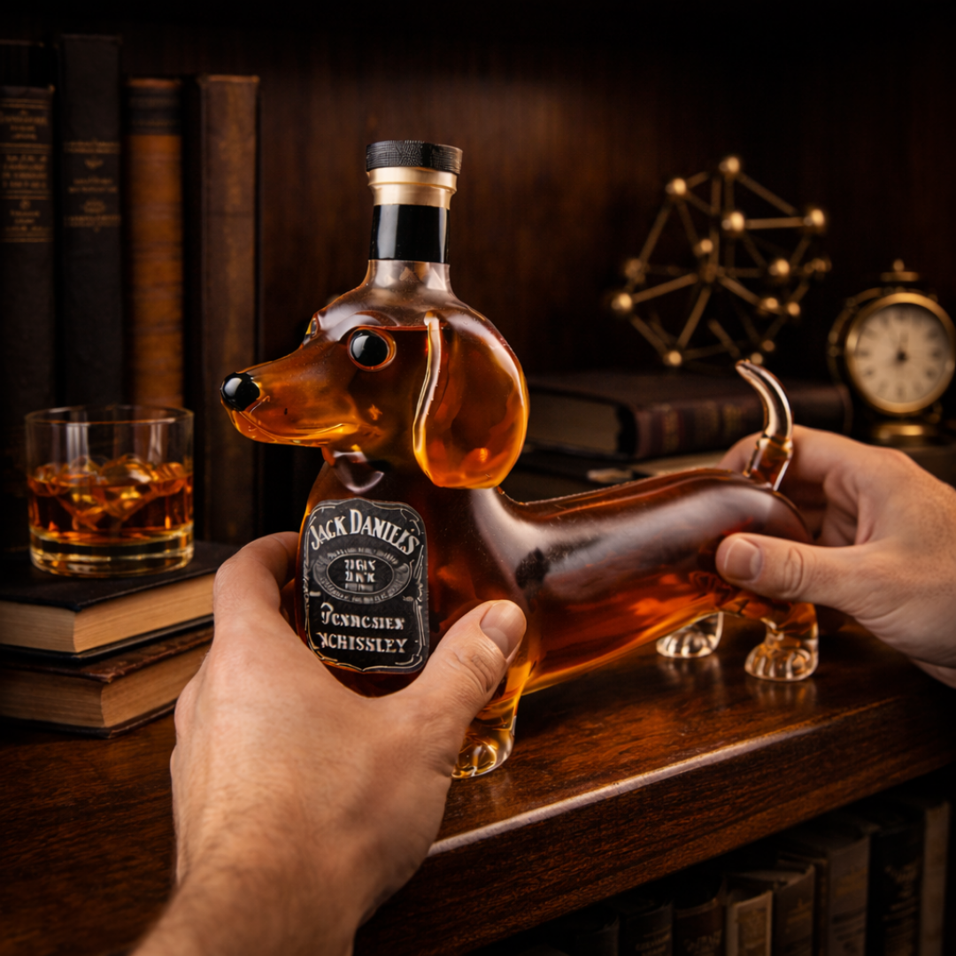 Jack Daniel's Whiskyflasche - Dackel-Edition