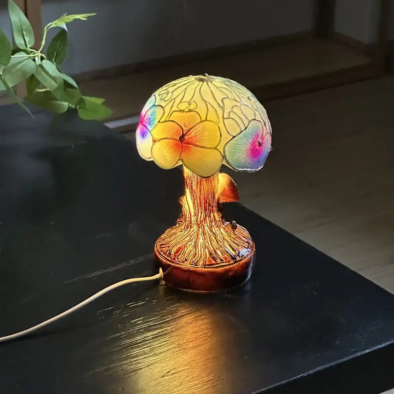 Fungo – Lampada Boho con Fiori LED